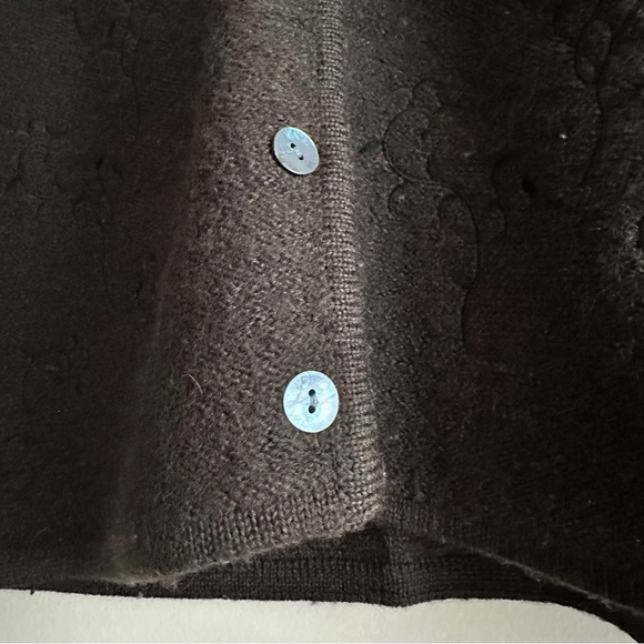 Pendleton Vintage 100% Wool Brown Cardigan Sweater - Picture 2 of 6